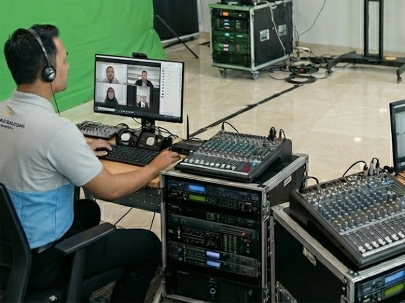 Pengaturan Hybrid Audio-Visual